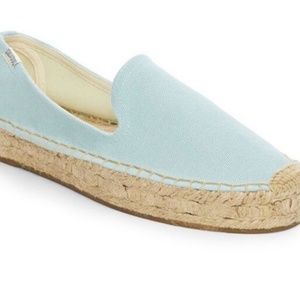 Baby blue platform soludo :)